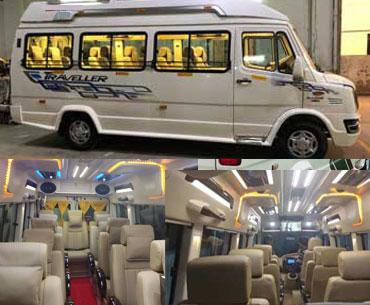 12 seater deluxe 1x1 tempo traveller modification company in delhi jaipur