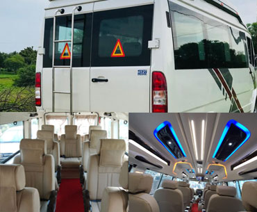 9 seater luxury tempo traveller modification services in delhi jaipur